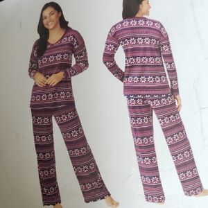 (Ew)Nautica ladies fleece Pajama Set